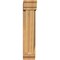 Ekena Millwork Traditional Traditional Rough Sawn Bracket w/ Offset Brace, Western Red Cedar, 6"W x 16"D x 28"H BKT0604X16X28TRA01RWR - alternate 2